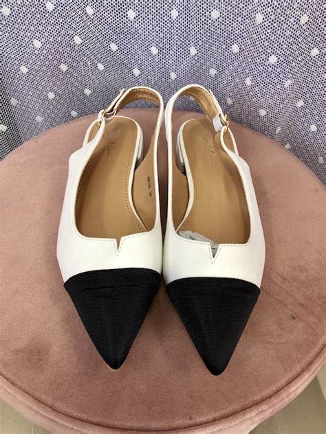 scarpa modello chanel bicolore